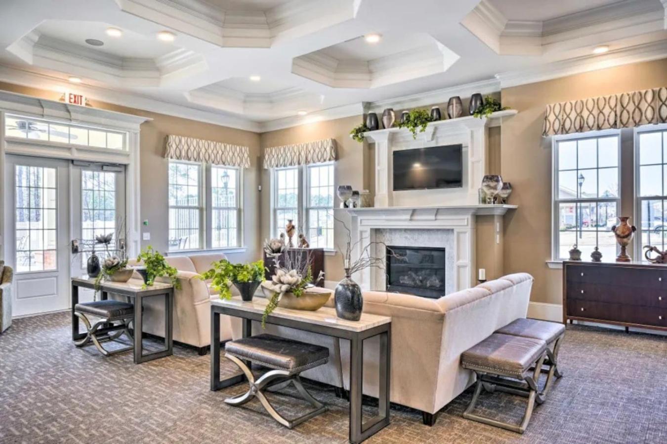 The Villas Buckingham 10 Mins To Rdu Airport Duke Downtown Durham Exterior foto